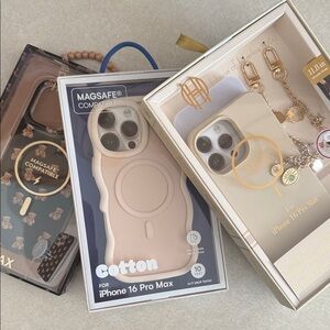 Set of 3 New I Phone 16 Pro Max Cases